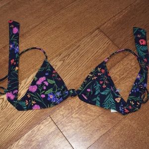 Padded Floral Bathing Suit Top